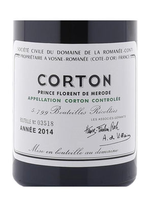 2014 Domaine de la Romanée-Conti Corton Domaine Prince Florent de Merode (750ml)