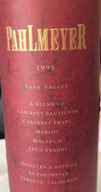 1999 Pahlmeyer Proprietary Red (750ml)* – The Wine Club