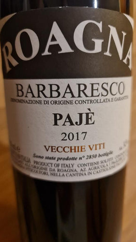 2018 Roagna Barbaresco Vecchie Viti Pajè (750ml)