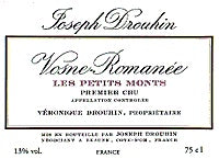 2002 Joseph Drouhin Vosne-Romanée 1er Cru Les Petits Monts (750ml)