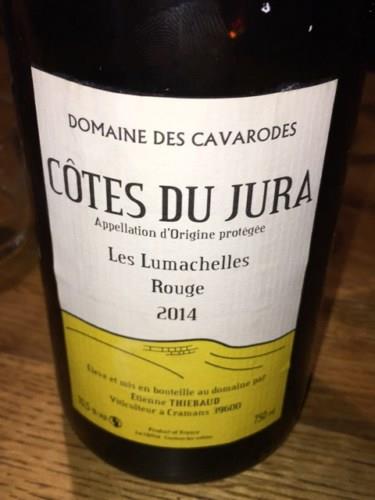 2014 Domaine des Cavarodes (Etienne Thiébaud) Côtes du Jura Rouge Les Lumachelles (750ml)