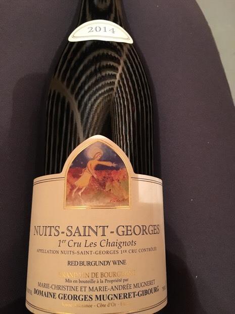 2014 Domaine Georges Mugneret-Gibourg Nuits St. Georges 1er Cru Les Chaignots (1500ml)