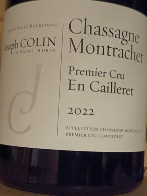 2022 Joseph Colin Chassagne-Montrachet 1er Cru En Cailleret (750ml)