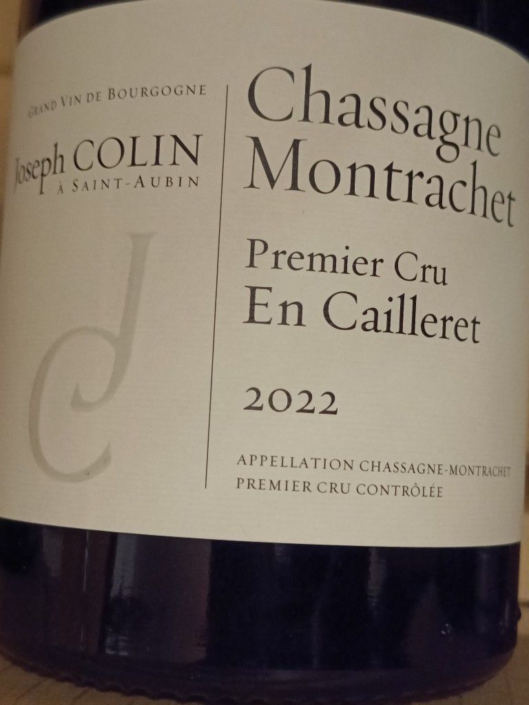 2022 Joseph Colin Chassagne-Montrachet 1er Cru En Cailleret (1500ml)