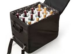 The Wine Check 12-Bottle Carrier