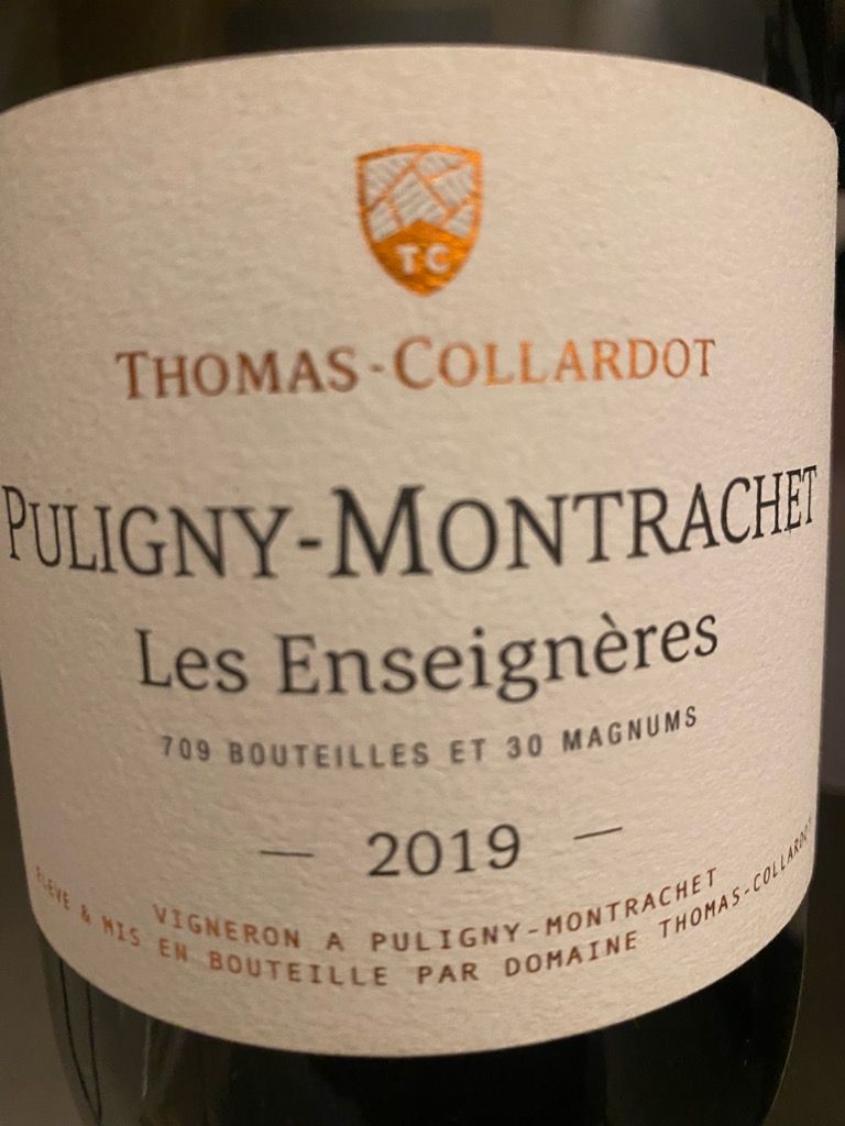2020 Domaine Thomas-Collardot Puligny-Montrachet Les Enseignères (750ml)