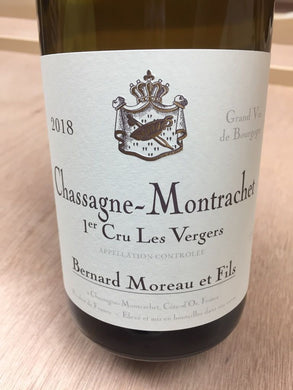 2017 Domaine Bernard Moreau et Fils Chassagne-Montrachet 1er Cru Vergers (750ml)