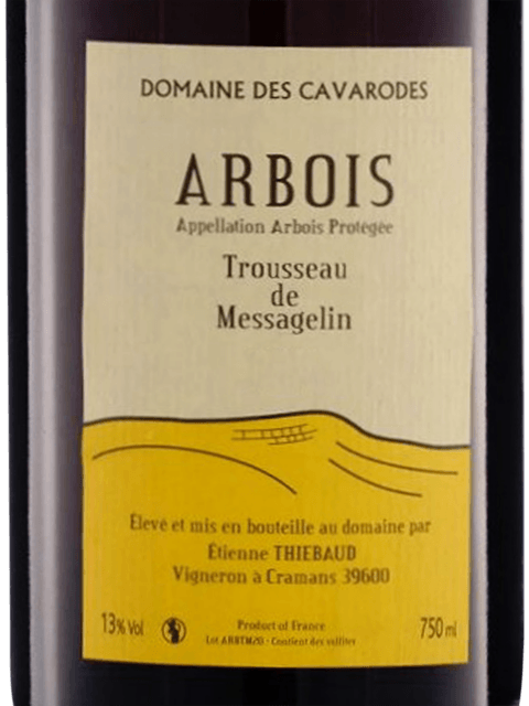 2019 Domaine des Cavarodes Arbois Trousseau de Messagelin (750ml)