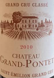 2010 Chateau Grand-Pontet, Saint-Émilion (750ml)