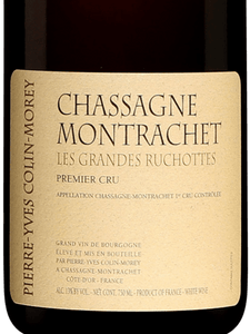 2015 Pierre-Yves Colin-Morey Chassagne-Montrachet 1er Cru Grandes Ruchottes (750ml)