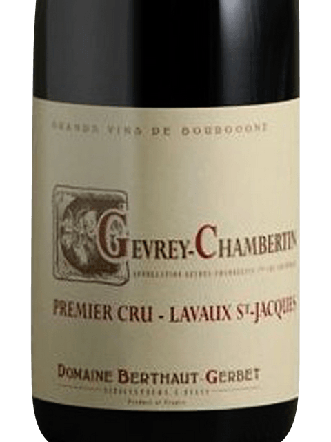 2022 Domaine Berthaut-Gerbet Gevrey-Chambertin 1er Cru Lavaux St. Jacques (750ml)