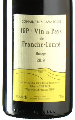 2019 Domaine des Cavarodes (Etienne Thiébaud) Vin de Pays de Franche-Comté Rouge (750ml)