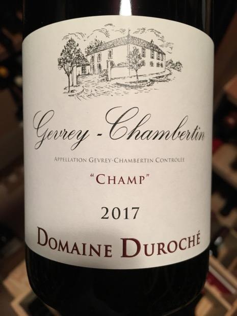 2017 Domaine Duroché Gevrey-Chambertin Champ (750ml)