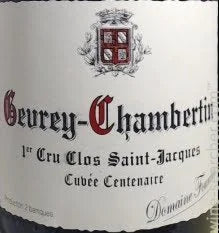 2014 Domaine Fourrier Gevrey-Chambertin 1er Cru Clos St. Jacques Cuvée Centenaire (750ml)