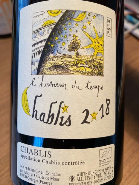 2018 Alice et Olivier De Moor Chablis L'Humeur du Temps (750ml)