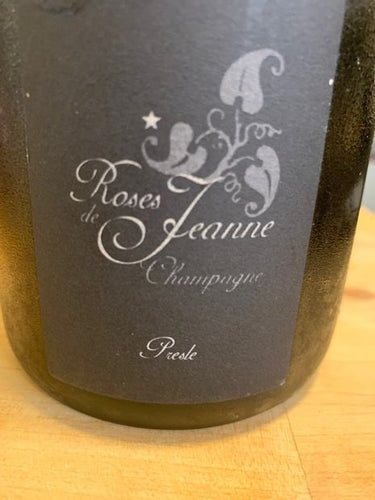 2017 Roses de Jeanne / Cédric Bouchard Champagne Blanc de Noirs La Presle (750ml)