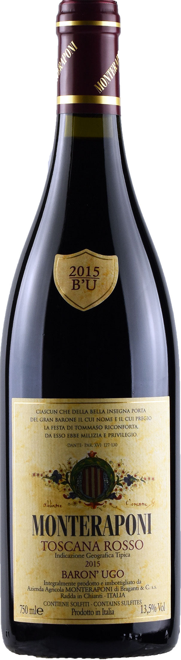 2015 Monteraponi Baron'Ugo Toscana Rosso (750ml)
