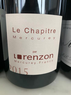 2019 Bruno Lorenzon Mercurey Le Chapitre (750ml)