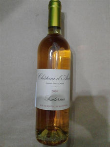 2009 Chateau d'Arche Sauternes (375ml)