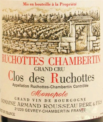 2011 Domaine Armand Rousseau Ruchottes-Chambertin Clos des Ruchottes (750ml)