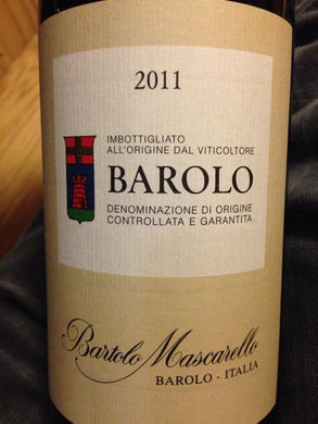 2011 Bartolo Mascarello Barolo (750ml)