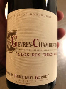 2019 Domaine Berthaut-Gerbet Gevrey-Chambertin Clos des Chezeaux (750ml)