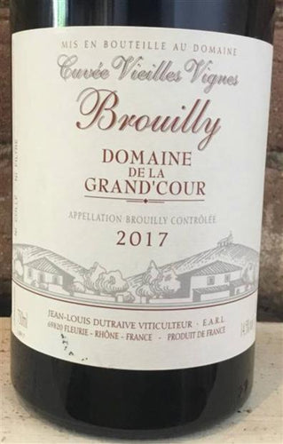 2017 Jean-Louis Dutraive (Domaine de la Grand'Cour) Brouilly Cuvée Vieilles Vignes (750ml)