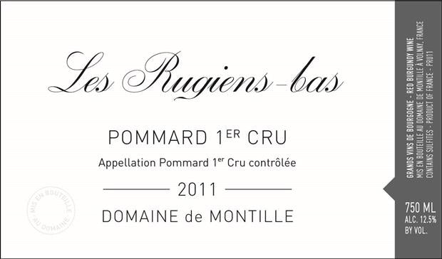 2011 Domaine de Montille Pommard 1er Cru Rugiens-Bas (750ml)