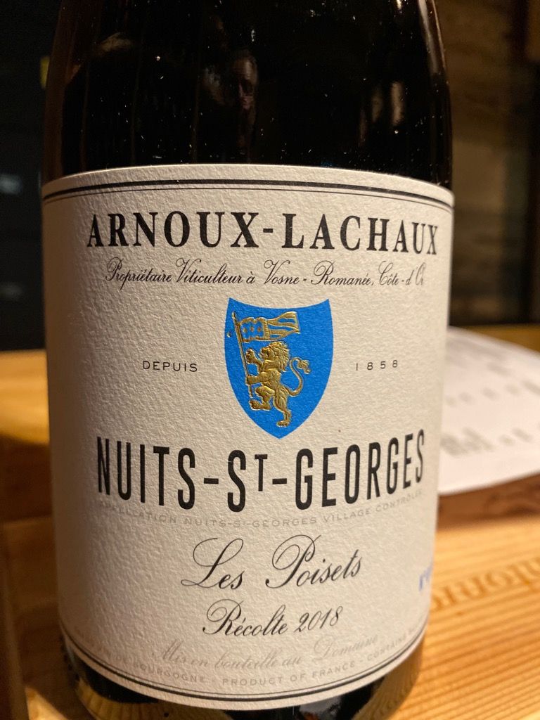 2018 Domaine Arnoux-Lachaux Nuits St. Georges Les Poisets (750ml)
