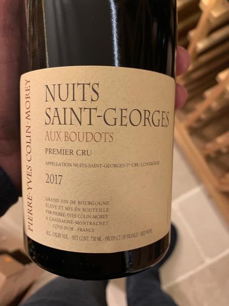 2019 Pierre-Yves Colin-Morey Nuits St. Georges 1er Cru Aux Boudots