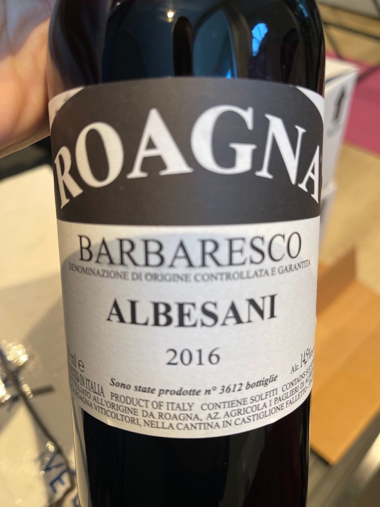 2016 Roagna Barbaresco Albesani (750ml)