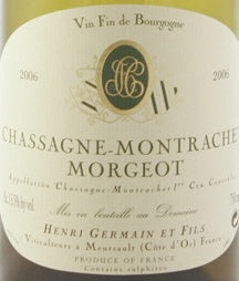 2004 Henri Germain et Fils Chassagne-Montrachet 1er Cru Morgeot (750ml)