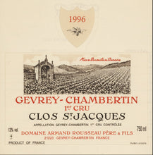 1996 Domaine Armand Rousseau Gevrey Chambertin Clos st Jacques (750ml)