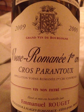 2009 Emmanuel Rouget Vosne-Romanée 1er Cru Cros Parantoux (750ml)