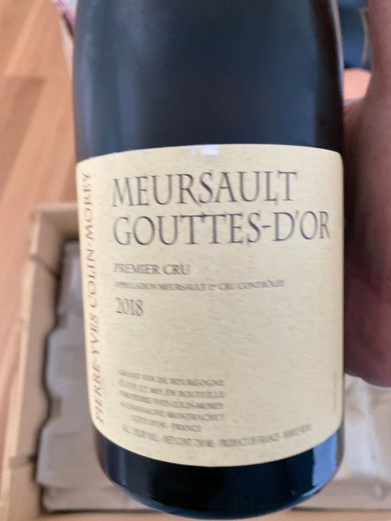 2020 Pierre-Yves Colin-Morey Meursault 1er Cru Gouttes d'Or (750ml)