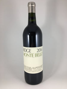 2014 Ridge Vineyards "Monte Bello Vineyard" Santa Cruz Mountains Cabernet Sauvignon (750ml)