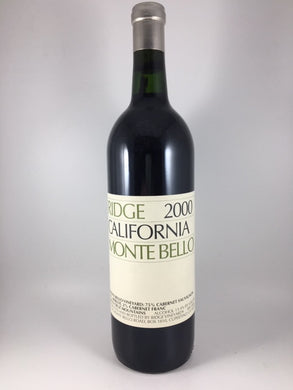 2000 Ridge Monte Bello (750ml) **