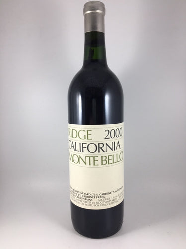 2000 Ridge Monte Bello (750ml) **