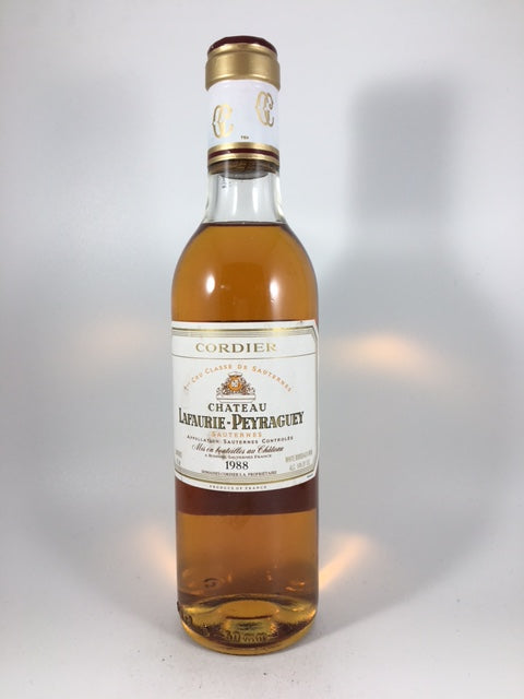 1988 Lafaurie-Peyraguey, Sauternes (375ml)