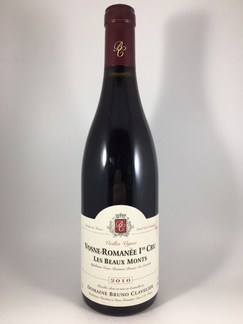 2010 Domaine Bruno Clavelier Vosne-Romanée 1er Cru Les Beaux Monts Vieilles Vignes (750ml)