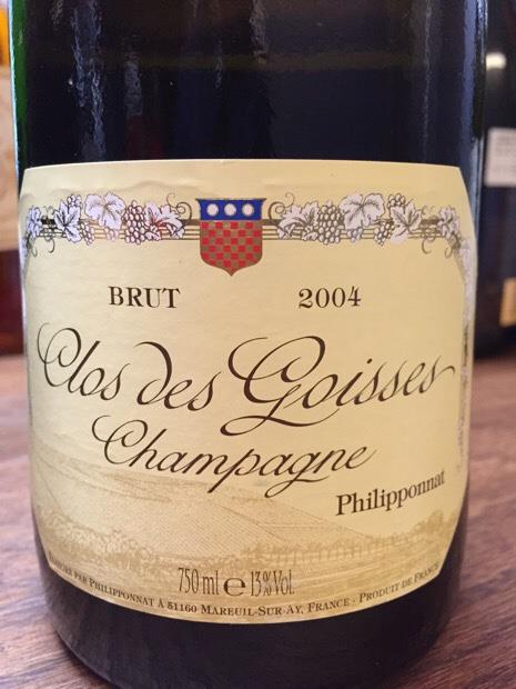 2004 Philipponnat Champagne Brut Clos des Goisses (750ml)