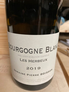 2019 Pierre Boisson Bourgogne Blanc Les Herbeux (750ml)