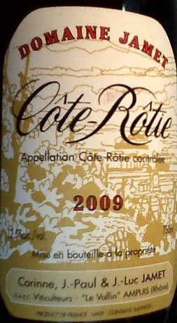 2009 Domaine Jamet Côte-Rôtie (750ml)