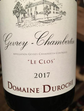 2017 Domaine Duroche Gevrey-Chambertin Le Clos (750ml)