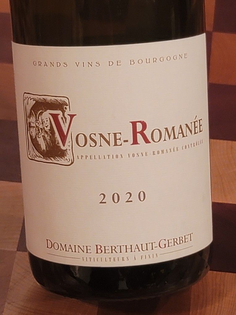 2021 Domaine Berthaut-Gerbet Vosne-Romanée (750ml)