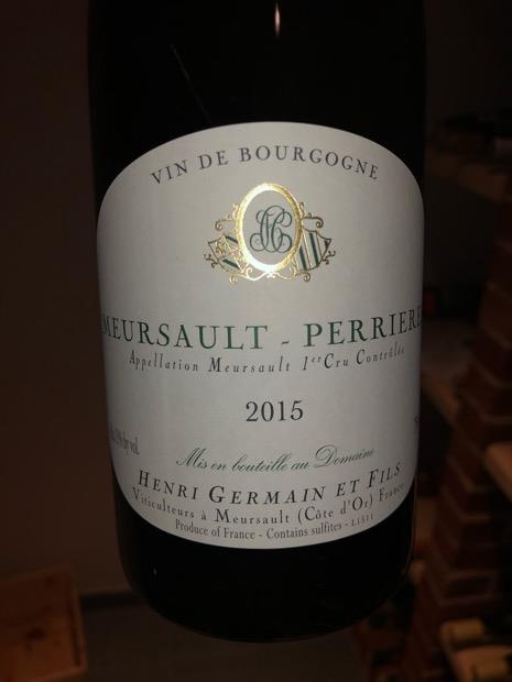 2018 Henri Germain et Fils Meursault 1er Cru Les Perrières (750ml)