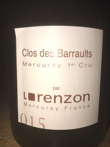 2019 Bruno Lorenzon Mercurey 1er Cru Clos des Barraults Blanc (750ml)