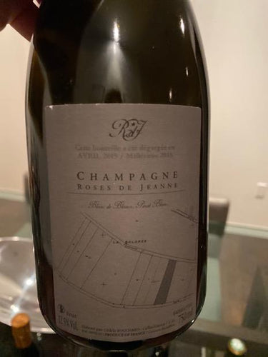 2017 Roses de Jeanne / Cédric Bouchard Pinot Blanc Champagne Blanc de Blancs La Bolorée (750ml)