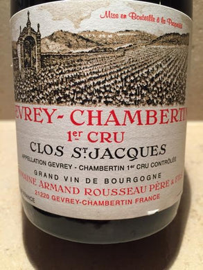 2011 Domaine Armand Rousseau Gevrey Chambertin Clos st Jacques (750ml)