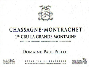 2018 Domaine Paul Pillot Chassagne-Montrachet 1er Cru Grande Montagne (750ml)